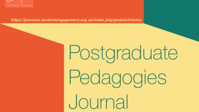 Postgrad Pedagogies flyer